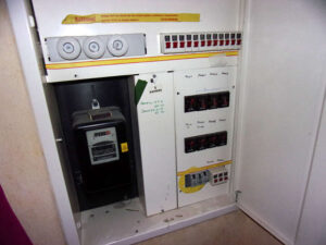 Elektrische Unterverteilung aus 1960